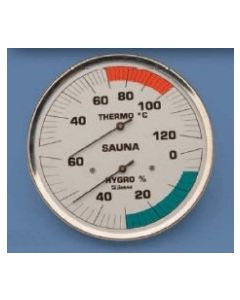 Thermo Hygrometer sauna gecombineerd