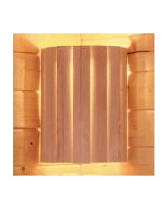 Saunalamp, Kiefer hout hoekmodel  (exclusief Bulleye)