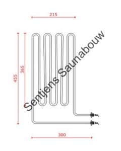 Ovenelement 3000Watt EOS 34G